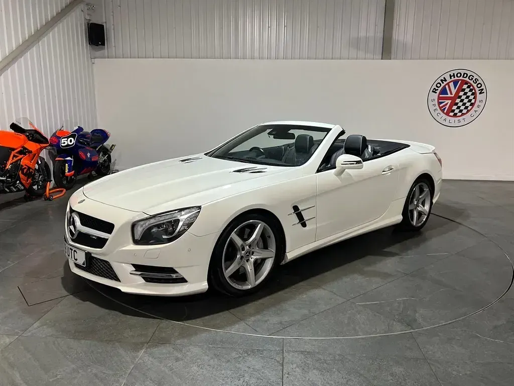 Używany Mercedes SL400 AMG 333 KM (244 kW) 2015 Biały Kabriolet