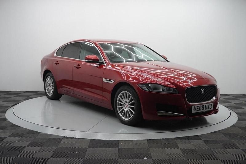 Red Used 2018 Jaguar XF Prestige Sedan | £9,495 (Fair price) - Image 1/4