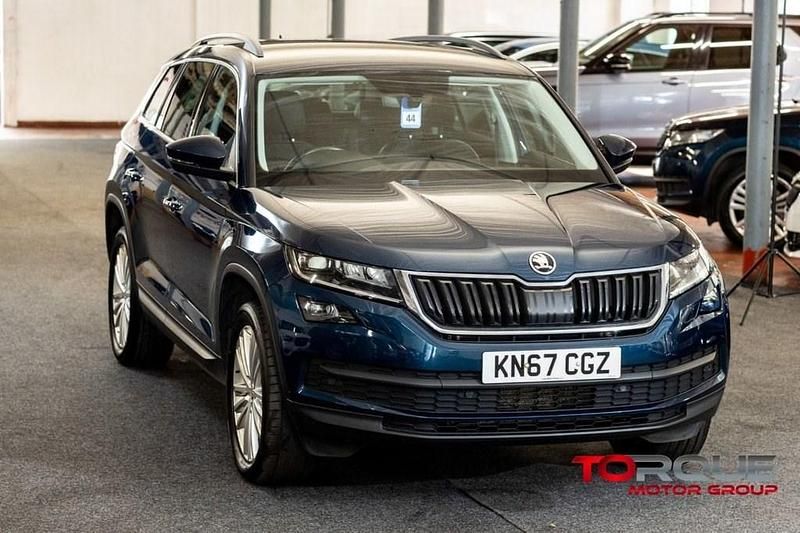 Used Skoda Kodiaq SE L 150 HP (110 kW) 2017 Blue SUV