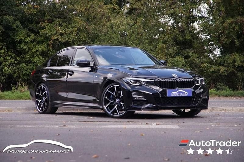 Black Used 2021 BMW 320 M Sport Sedan | £25,299 (A bit pricey) - Image 1/4