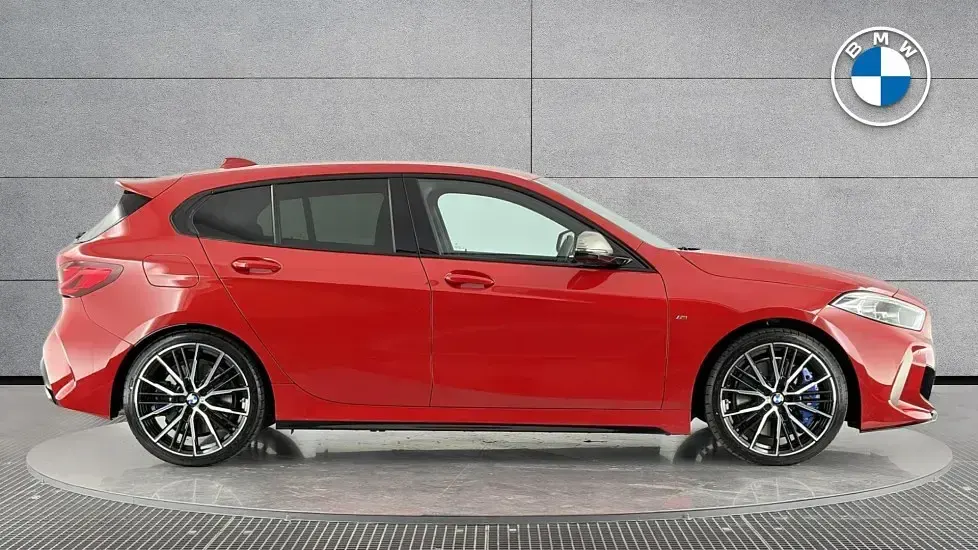 Used BMW M135 Shadowline 302 HP (222 kW) 2023 Red Hatchback
