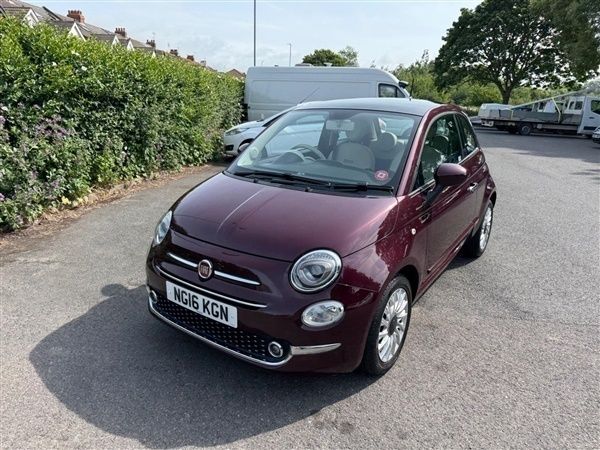 Red Used 2016 Fiat 500 Lounge Hatchback | £5,995 (Fair price) - Image 1/1