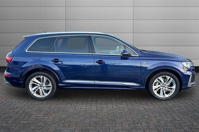 Used Audi Q7 S-Line 340 HP (250 kW) 2023 Blue SUV