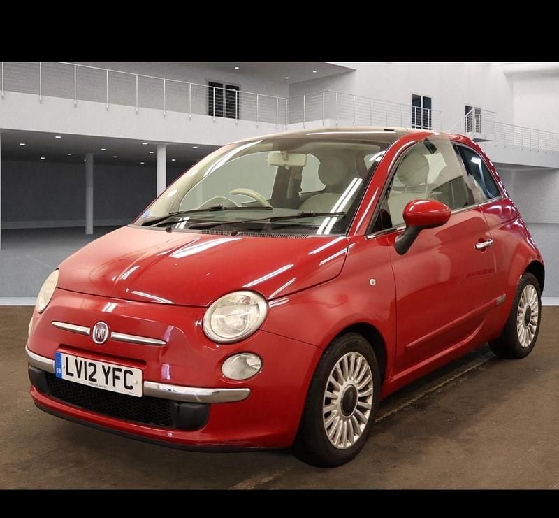 Red Used 2012 Fiat 500 Lounge Hatchback | £2,495 (Super price) - Image 1/4