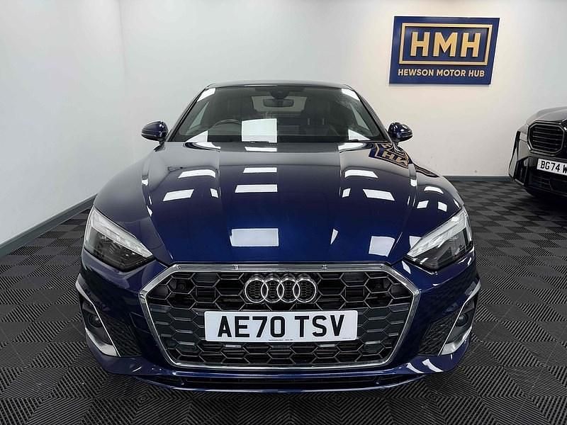 Used Audi A5 S-Line 245 HP (180 kW) 2020 Blue Coupe