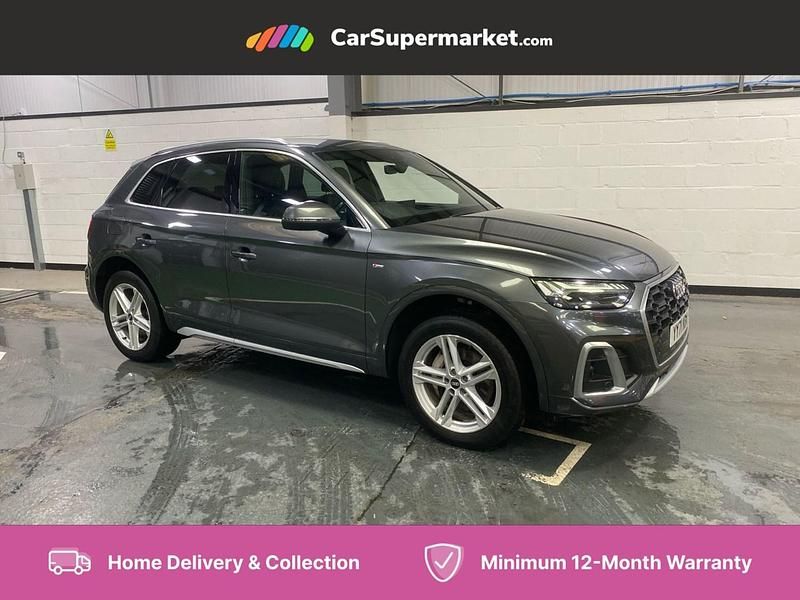 Grey Used 2021 Audi Q5 S-Line SUV | £24,197 (Fair price) - Image 1/4