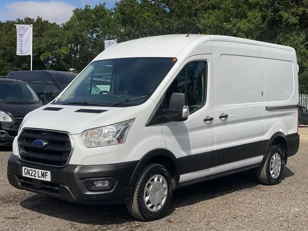 Used Ford Transit Trend 130 HP (95 kW) 2022 White Van