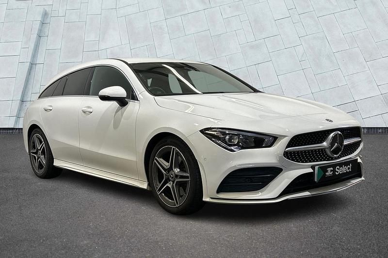 White Used 2019 Mercedes CLA200 Shooting Brake AMG line Estate | £18,000 (Good price) - Image 1/4