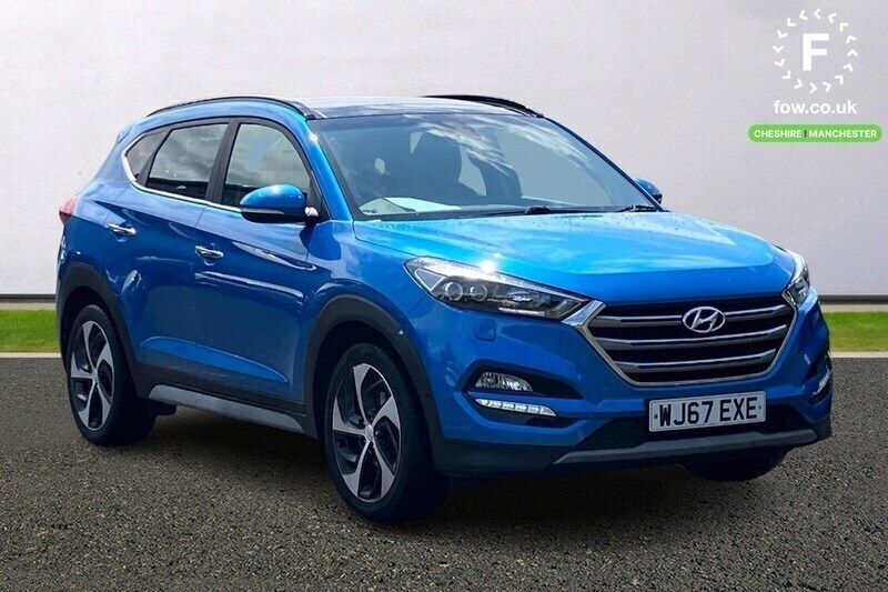 Blue Used 2017 Hyundai Tucson Premium SE SUV | £14,299 (Fair price) - Image 1/3