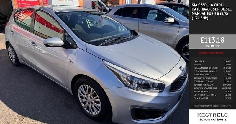 Used Kia Ceed 134 HP (98 kW) 2018 Silver Hatchback