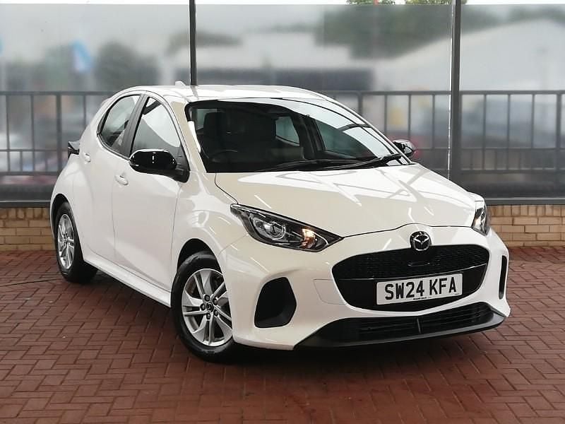 White Used 2024 Mazda 2 Center-Line Hatchback | £15,998 (Fair price) - Image 1/4