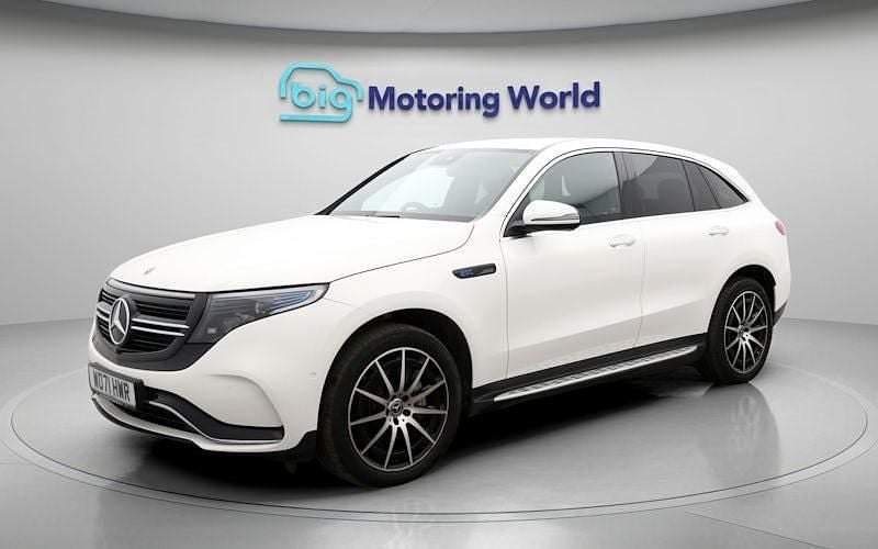 Used Mercedes EQC400 AMG line 300 kW (408 HP) 2022 White SUV