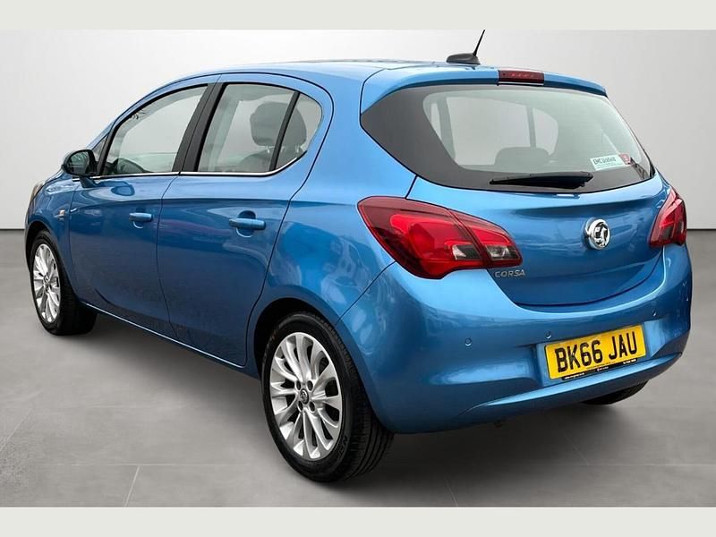 Used Vauxhall Corsa 89 HP (65 kW) 2016 Blue Hatchback