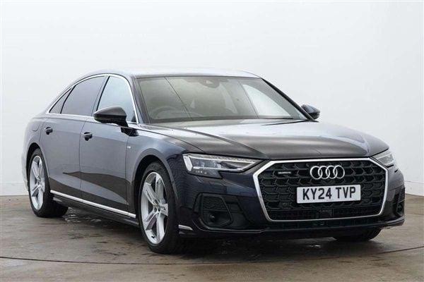 Blue Used 2024 Audi A8 S-Line Sedan | £50,950 (Super price) - Image 1/4