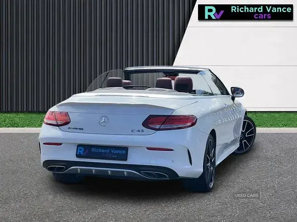 Used Mercedes C43 AMG 2018 White Cabriolet