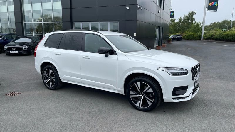 White Used 2021 Volvo XC90 R-Design SUV | £34,998 (Good price) - Image 1/4