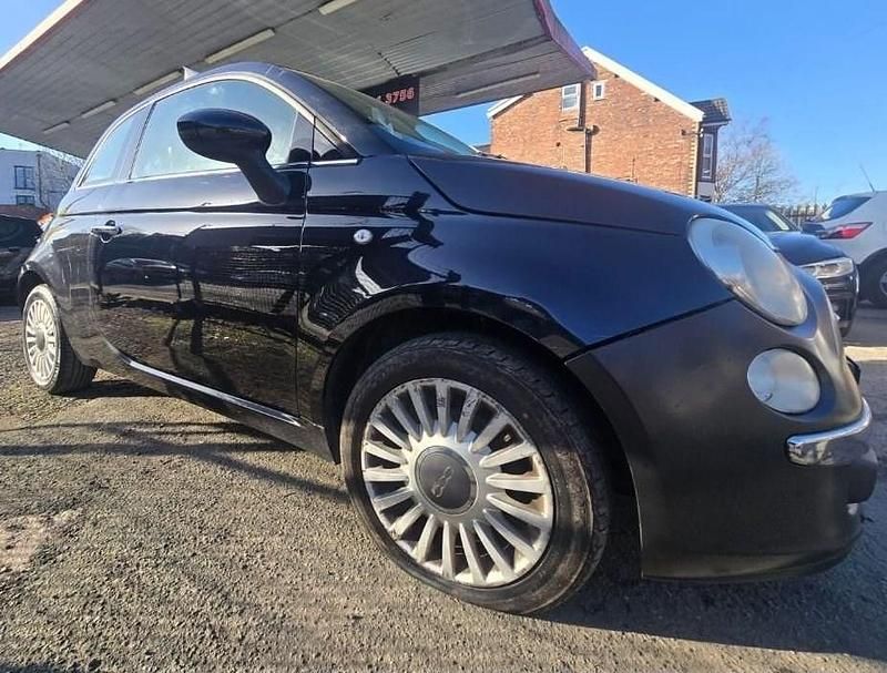Used Fiat 500 Lounge 69 HP (50 kW) 2011 Black Hatchback