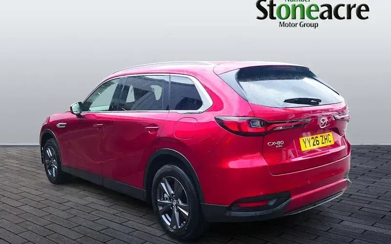 New Mazda CX-80 Exclusive-Line 328 HP (241 kW) 2025 Red SUV