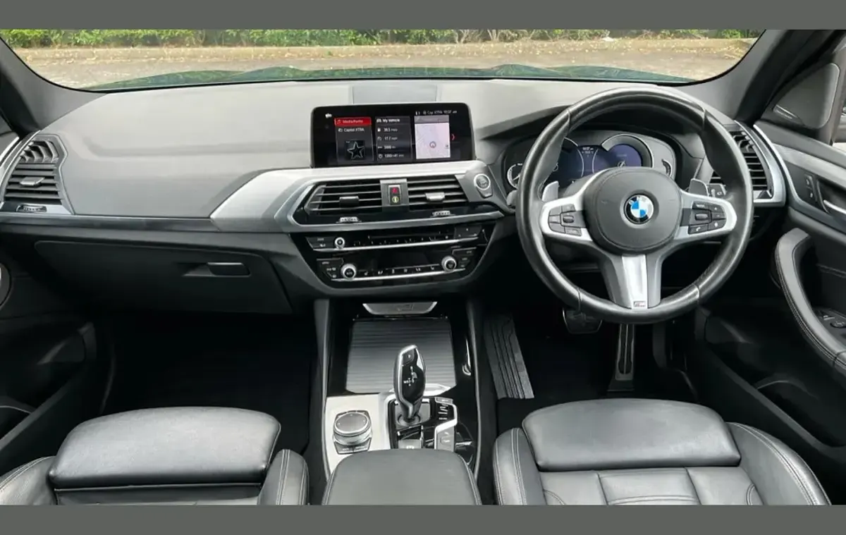 Used BMW X3 M Sport 190 HP (139 kW) 2019 Phytonic blue metallic paint SUV