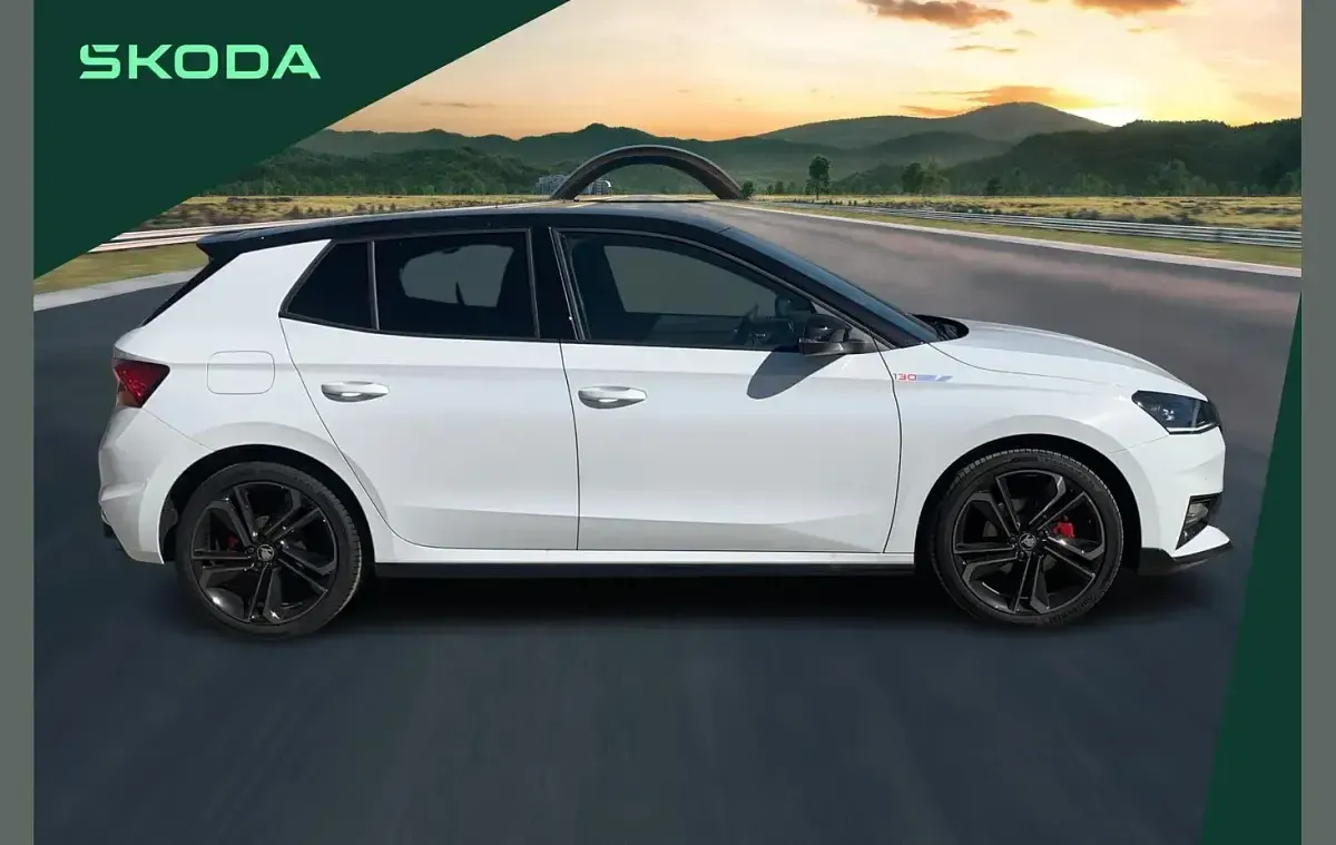 New Skoda Fabia 174 HP (127 kW) 2026 White Hatchback