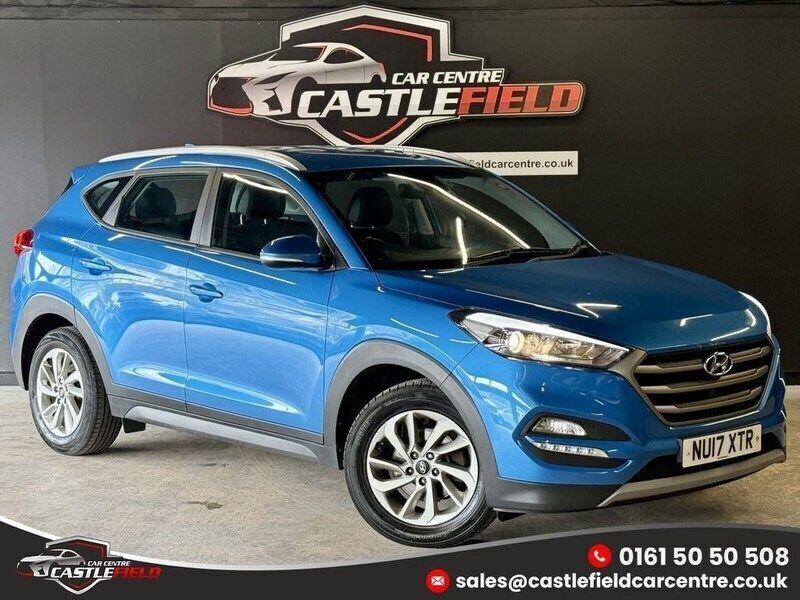 Blue Used 2017 Hyundai Tucson SE SUV | £8,695 (Fair price) - Image 1/4