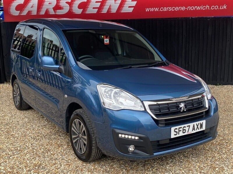 Blue Used 2017 Peugeot Partner MPV | £10,299 (A bit pricey) - Image 1/4