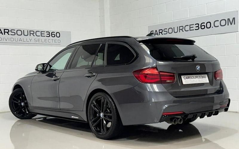 Usado BMW 320 M Sport 190 CV (139 kW) 2018 Gris Familiar