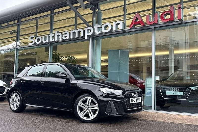 Black Used 2023 Audi A1 Sportback S-Line Hatchback | £20,890 (Fair price) - Image 1/3