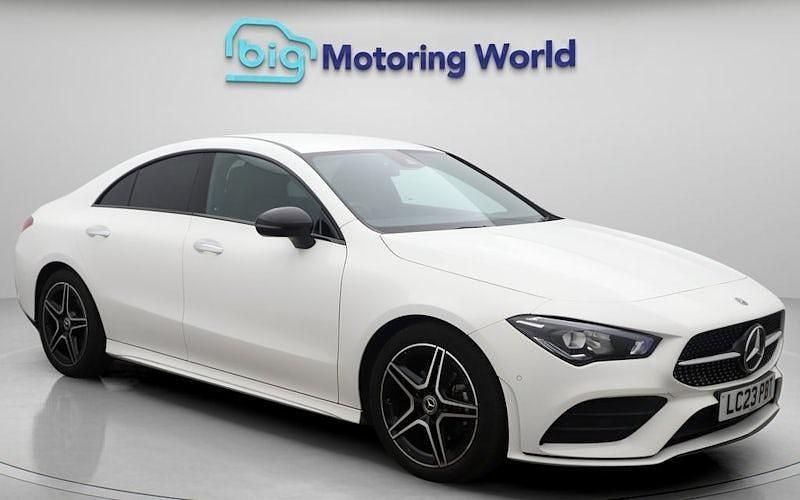 White Used 2022 Mercedes CLA180 AMG Line Premium Sedan | £23,400 (Fair price) - Image 1/4