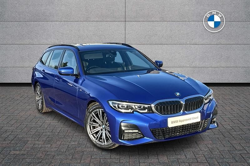 Blue Used 2021 BMW 320 M Sport Estate | £22,990 - Image 1/4