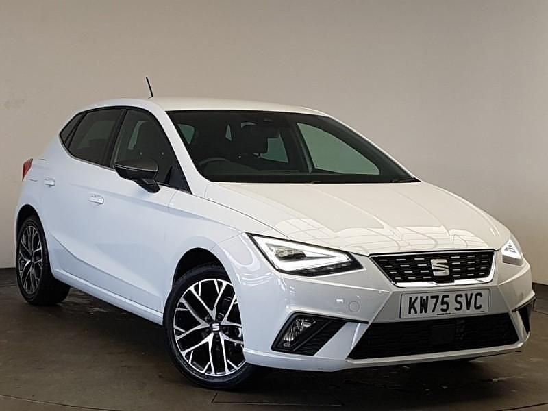 New Seat Ibiza XCELLENCE 95 HP (69 kW) 2025 White Hatchback