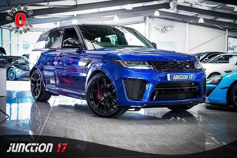Used Land Rover Range Rover Sport SVR 2019 Blue SUV
