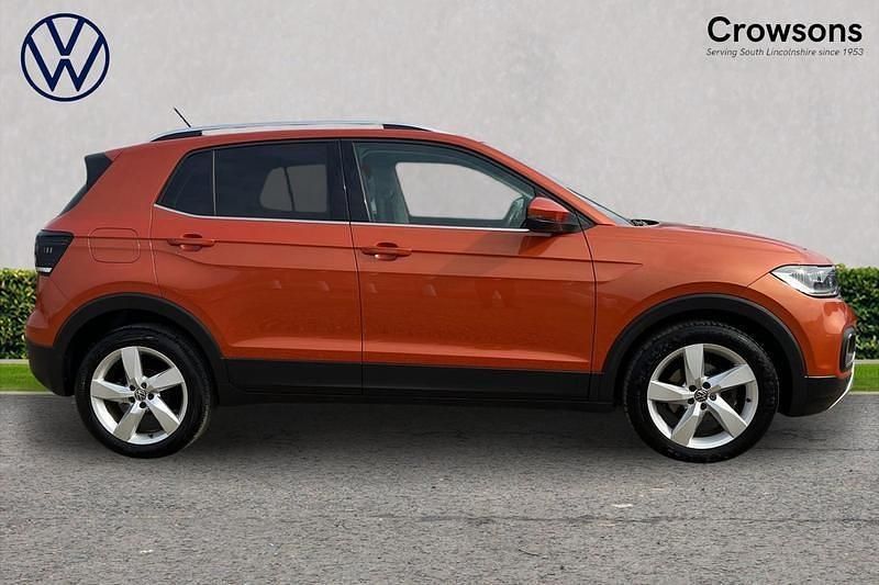 Used VW T-Cross SEL 2021 Orange SUV