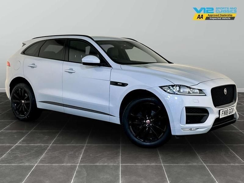 White Used 2018 Jaguar F-Pace R-Sport SUV | £11,395 (Fair price) - Image 1/2