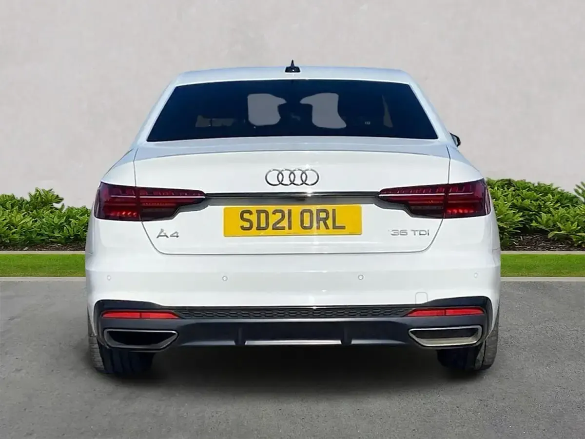 Used Audi A4 Black Edition 2021 White Sedan
