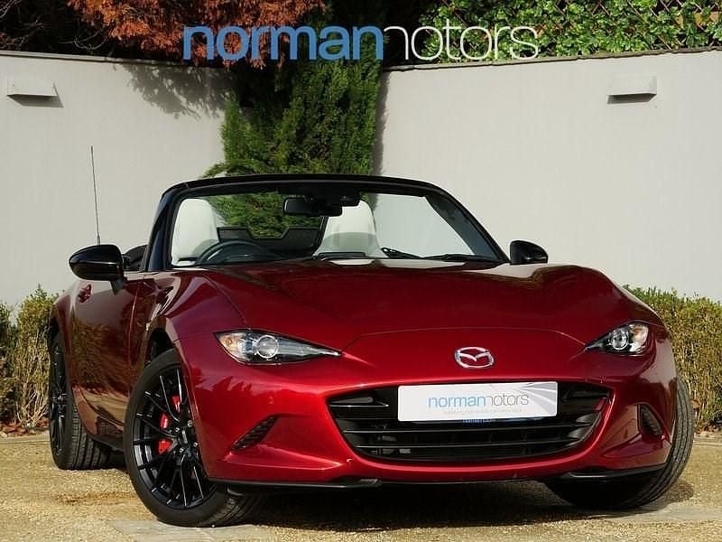 Red Used 2023 Mazda MX5 Homura-Line Cabriolet | £24,995 (Fair price) - Image 1/3
