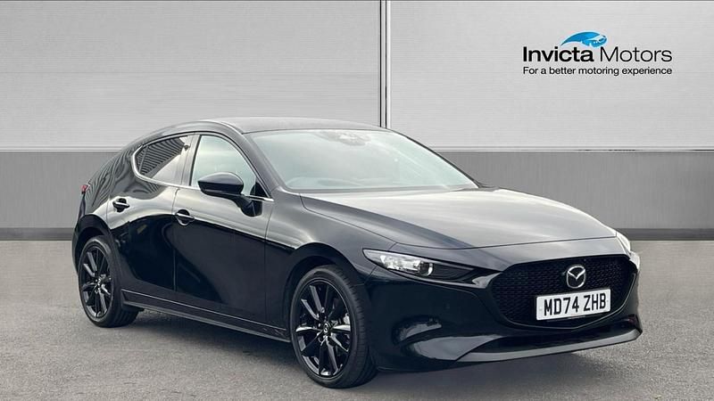 Black Used 2025 Mazda 3 Homura-Line Hatchback | £19,950 - Image 1/4