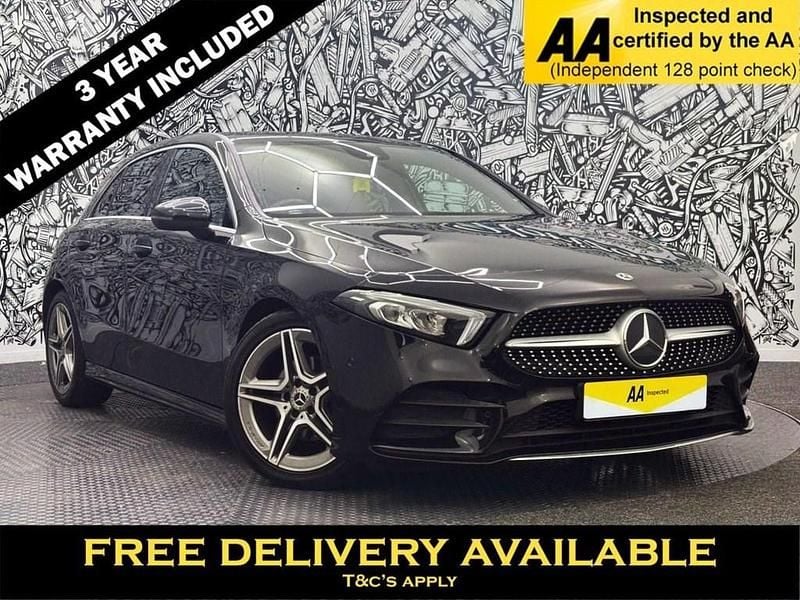 Black Used 2020 Mercedes A180 Executive Hatchback | £14,795 (Fair price) - Image 1/2