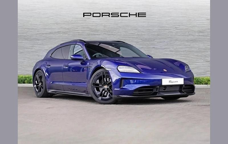 Blue Used 2025 Porsche Taycan Sedan | £94,990 - Image 1/4