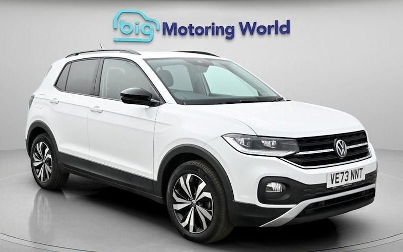 Used VW T-Cross Black Edition 110 HP (80 kW) 2024 White SUV