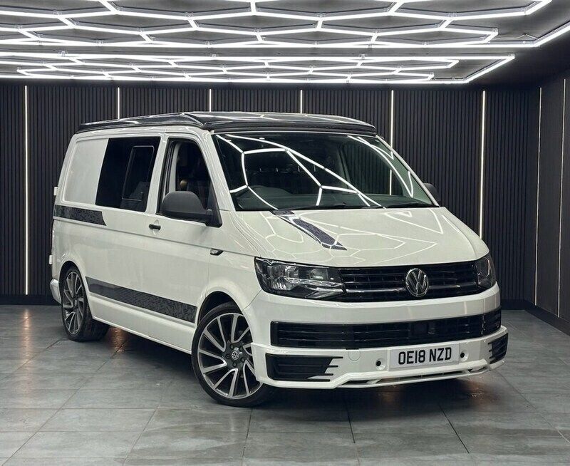 White Used 2018 VW T6 Startline Van | £32,990 - Image 1/4