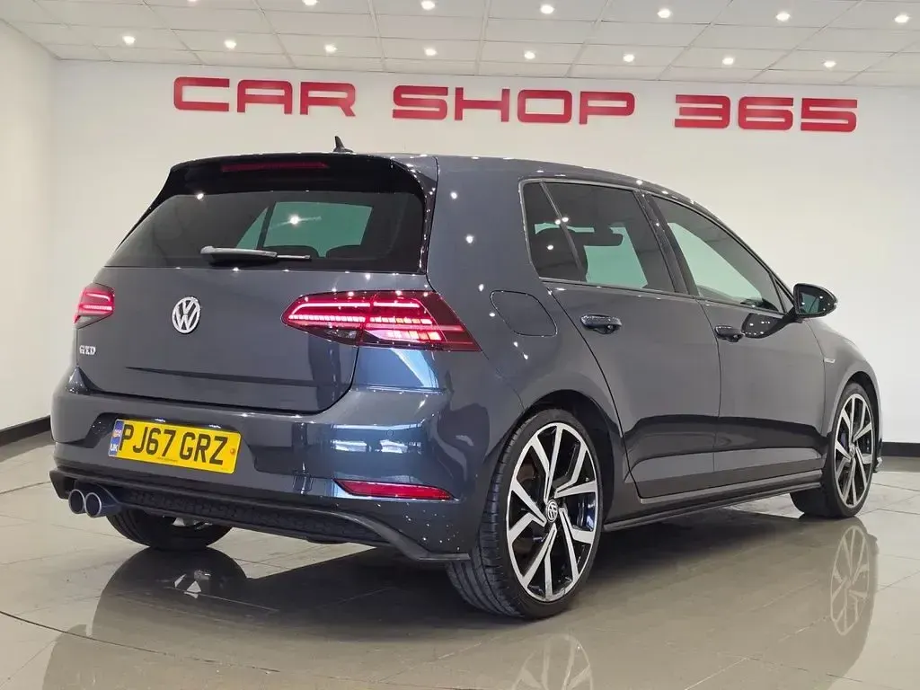 Used VW Golf VII GTD 184 HP (135 kW) 2017 Blue Hatchback