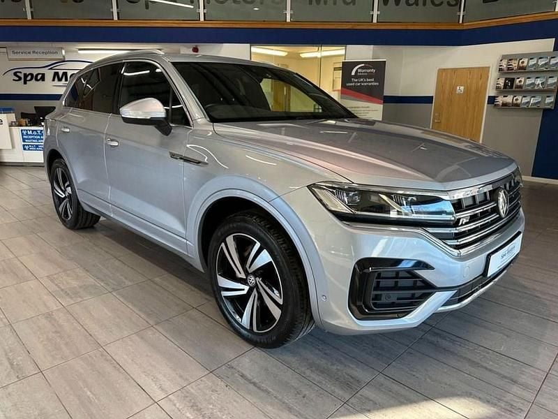 Silver Used 2019 VW Touareg R-line SUV | £28,990 (Expensive) - Image 1/4