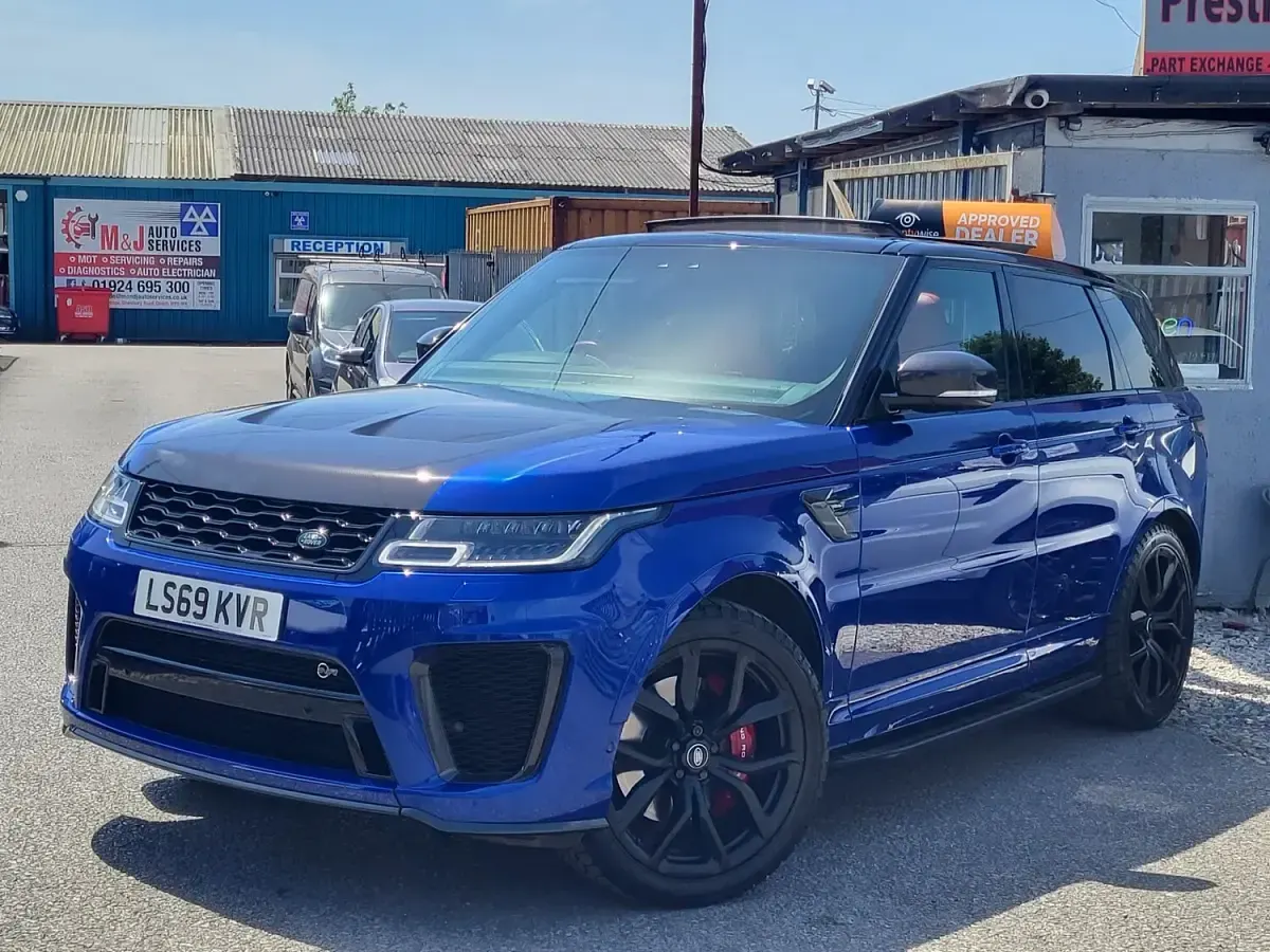 Used Land Rover Range Rover Sport SVR 2019 Blue SUV