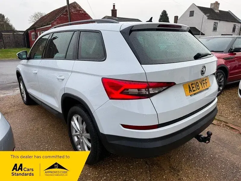 Used Skoda Kodiaq SE 147 HP (108 kW) 2018 White SUV