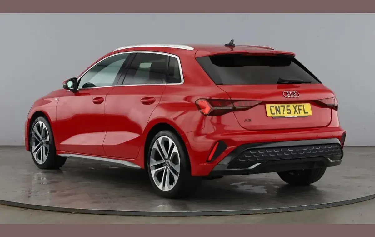 Used Audi A3 S-Line 147 HP (108 kW) 2025 Red Hatchback