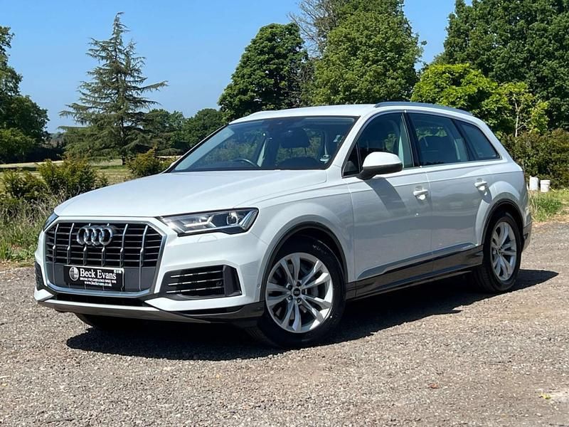 White Used 2022 Audi Q7 Sport SUV | £29,646 - Image 1/3