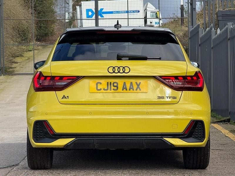 Used Audi A1 S-Line 150 HP (110 kW) 2019 Yellow SUV