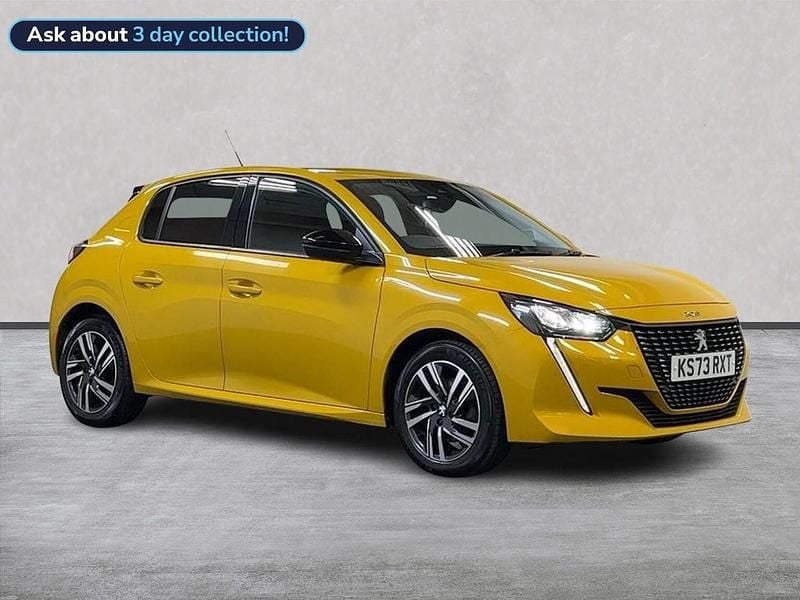 Yellow Used 2023 Peugeot 208 Allure+ Hatchback | £12,486 (Fair price) - Image 1/4