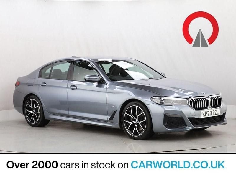 Blue Used 2020 BMW 520 M Sport Sedan | £18,997 (Fair price) - Image 1/3